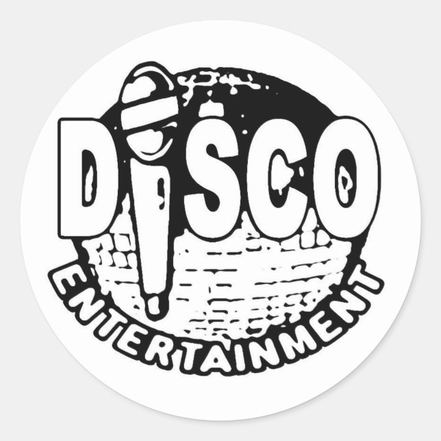 Distressed Round Stickers - Customized (Front)