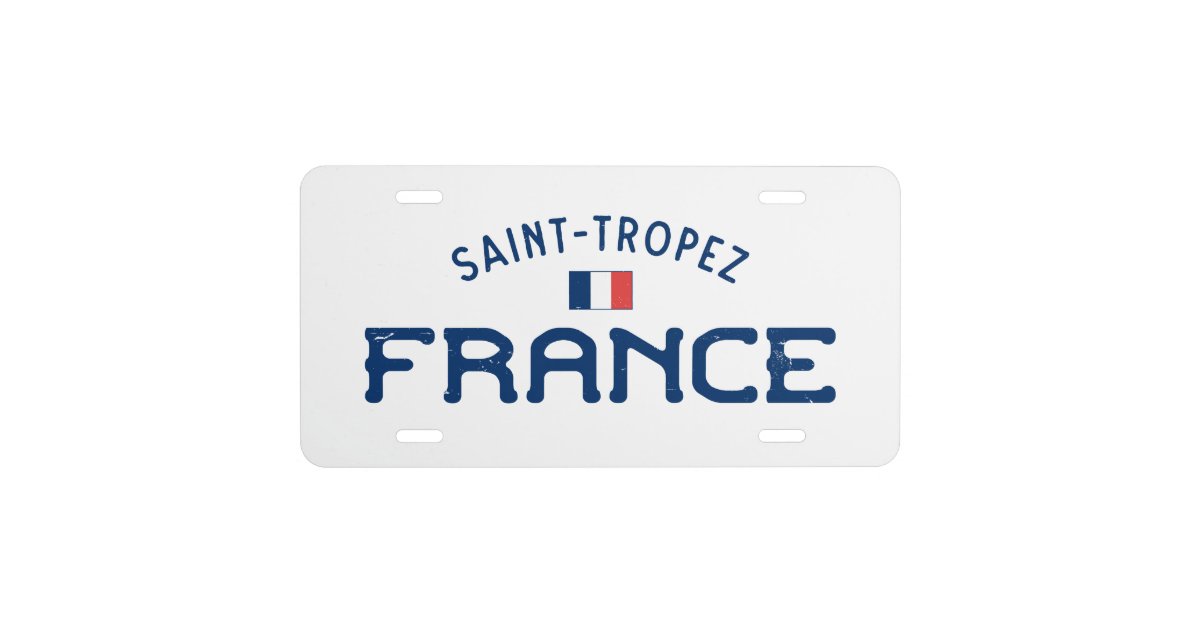 License Plate – Foreign – France – Hand Prop Room