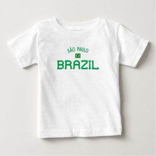 Distressed Sao Paulo Brazil Baby T-Shirt