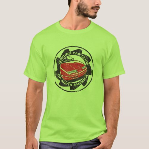 Distressed SCCNA logged Green t_Shirt