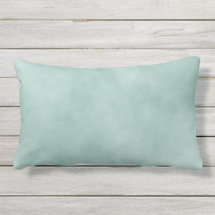 Distressed Sea Green and Sage Lumbar Pillow