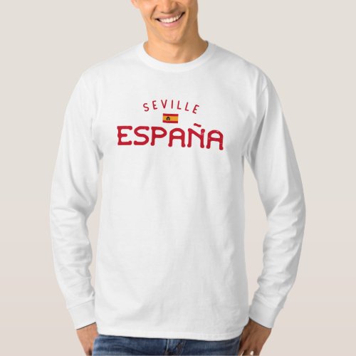 Distressed Seville Spain Espaa T_Shirt