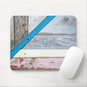 Distressed Shabby Chic Wood   Mouse Pad