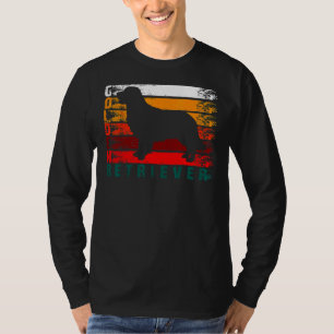 Distressed Silhouette Golden Retriever T-Shirt