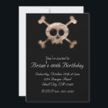 Distressed Skull Bones ANY EVENT Black Invitations<br><div class="desc">Distressed Skull Bones ANY EVENT Black Invitations.</div>