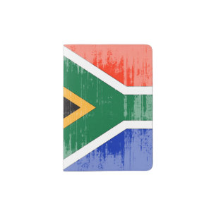 DISTRESSED SOUTH AFRICA FLAG.png Passport Holder