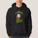 Distressed St Patrick&#39;s Day Beers And Sunshine Rai Hoodie