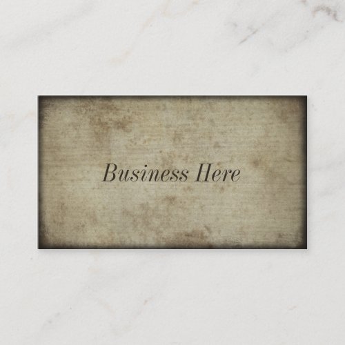 Distressed Stained Grungy Wood Inspired Beige Business Card