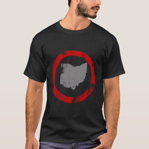 Distressed State Of Ohio T_Shirt