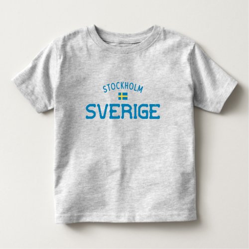 Distressed Stockholm Sverige Sweden Toddler T_shirt