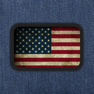 Distressed Style American Flag Patch