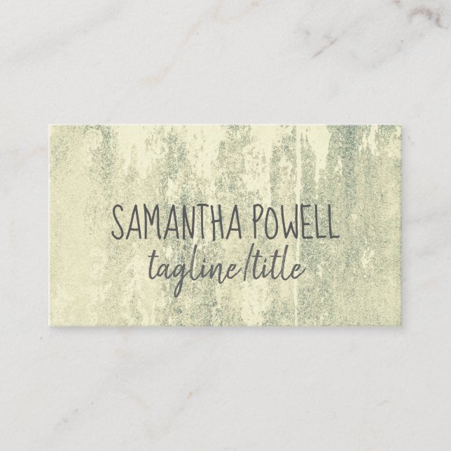 distressed style business card custom double sided (Front)