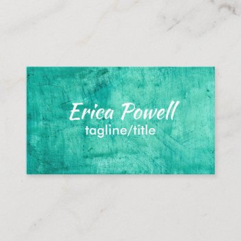 Distressed Style Business Card Custom Double Sided by annpowellart at Zazzle