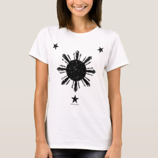 Distressed style Philippine sun & stars T-Shirt