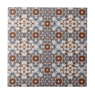 Distressed Style Vintage Moroccan Mosaic  Ceramic Tile