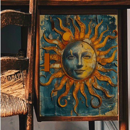 Distressed Sun Decoupage Tissue Paper