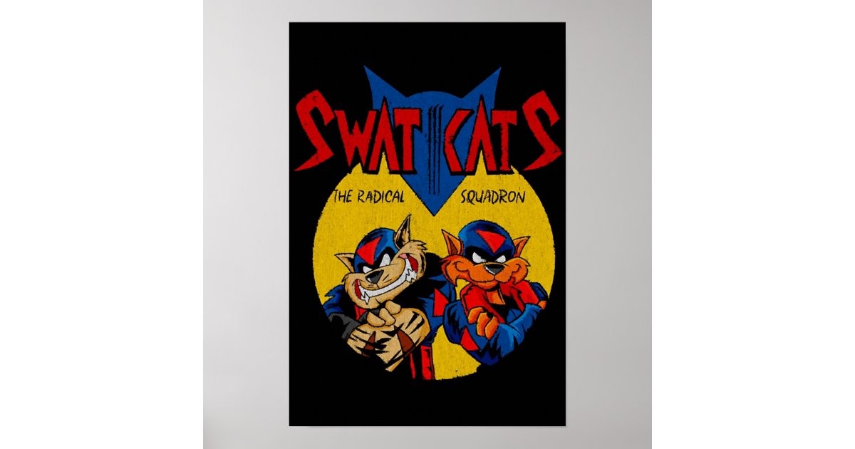 Distressed Swat Kats Poster | Zazzle