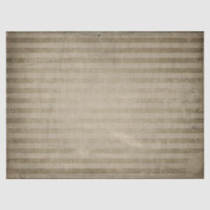 Distressed Tan Stripes Decoupage Tissue Paper