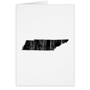 Distressed Tennessee State Outline