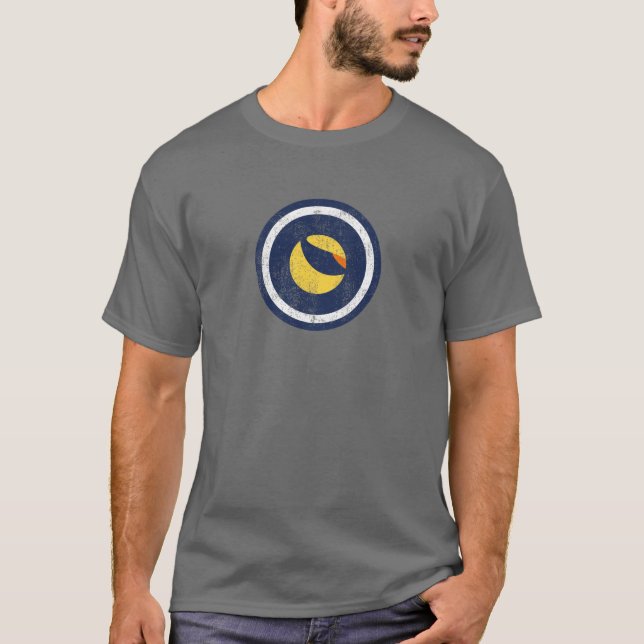 Distressed Terra Luna Logo - Coin Image T-shirt (Front)