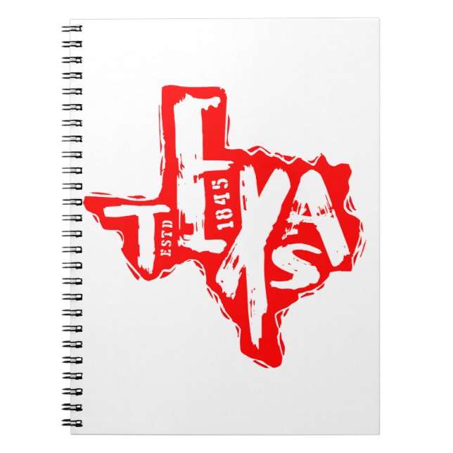 Distressed Texas  #USAPatriotGraphics  © Notebook (Front)