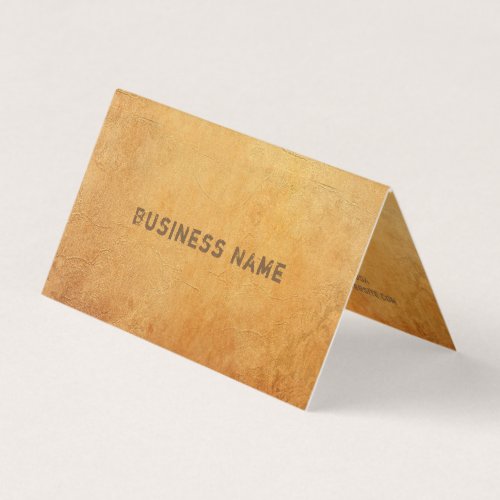 Distressed Text Elegant Nostalgic Old Paper Look Business Card