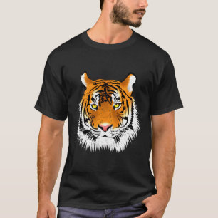 Distressed Tiger Design T-Shirt