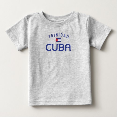 Distressed Trinidad Cuba Baby T_Shirt