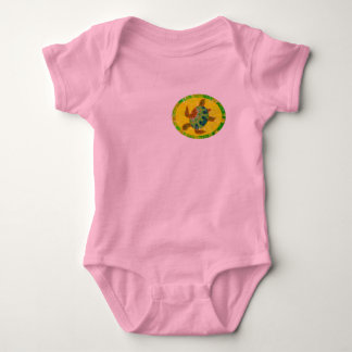 Distressed Turtle 2-Sided Baby Bodysuit