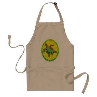 Distressed Turtle Apron