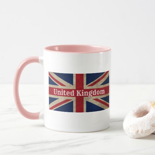 Distressed UK Flag Mug
