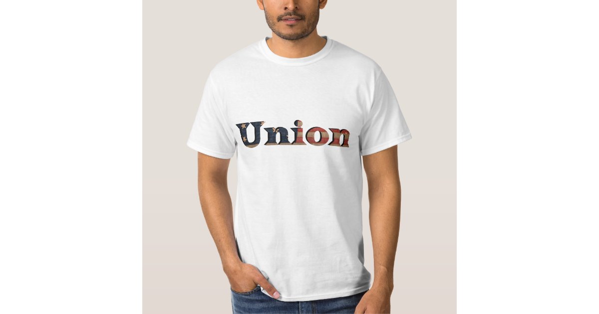 Distressed Union Army Flag USA Vintage Civil War T-Shirt | Zazzle.com