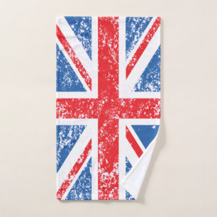 Distressed Union Jack/Flag Hand Towel