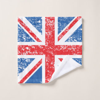 Distressed Union Jack/Flag Wash Cloth