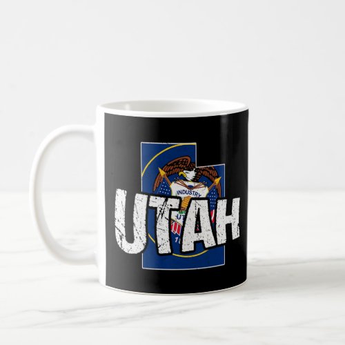 Distressed Utah  Coffee Mug