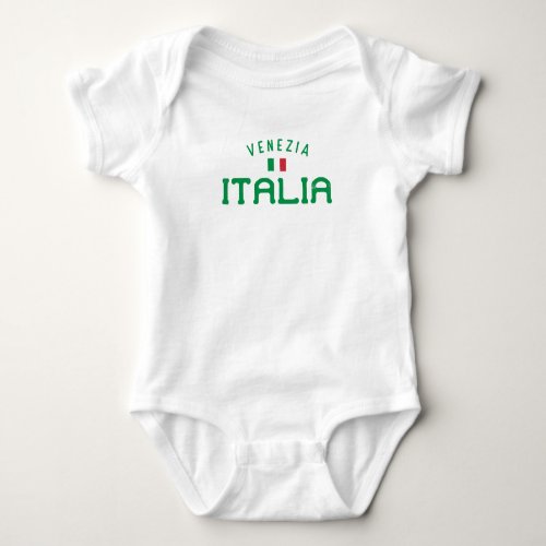 Distressed Venezia Italia Venice Italy Baby Bodysuit