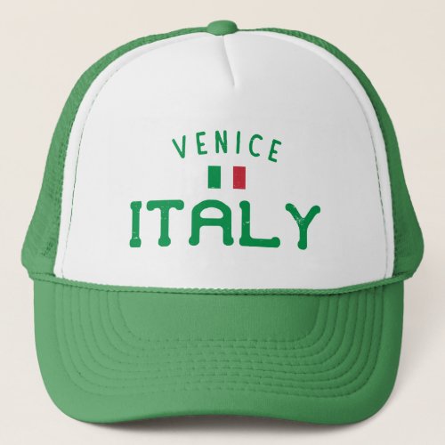 Distressed Venice Italy Trucker Hat