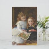 Distressed Victorian Two Young Girls (Standing Front)