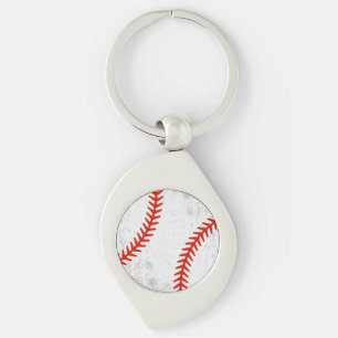 Distressed Vintage Baseball Retro Athletic Style Keychain