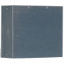 Distressed Vintage Blue Grey Canvas Linen 70s 80s 3 Ring Binder