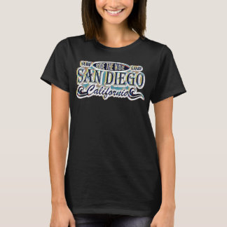 Distressed Vintage Retro Look San Diego Surfing 79 T-Shirt