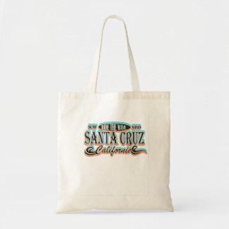 Distressed Vintage Retro Look Santa Cruz Surfing 2 Tote Bag