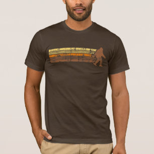 Distressed Vintage Retro Sasquatch Shirt