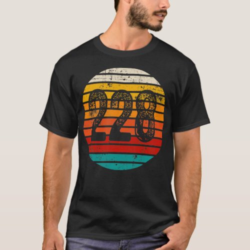 Distressed Vintage Sunset 228 Area Code T_Shirt