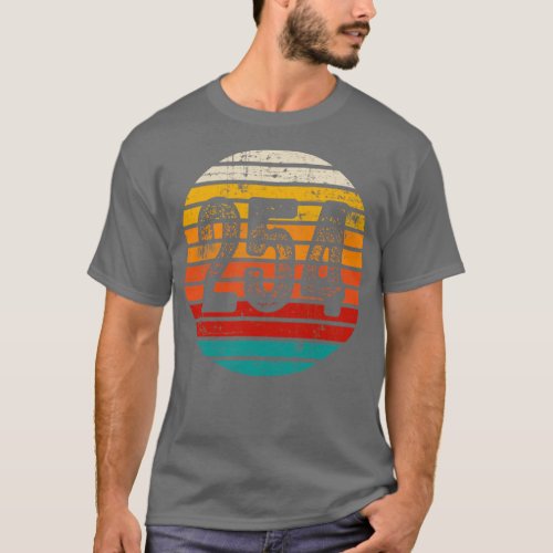 Distressed Vintage Sunset 254 Area Code T_Shirt