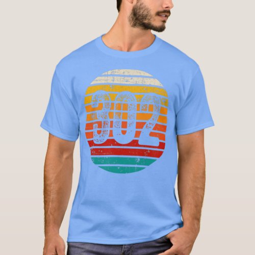 Distressed Vintage Sunset 302 Area Code T_Shirt