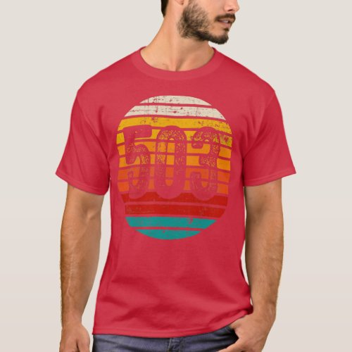 Distressed Vintage Sunset 503 Area Code T_Shirt