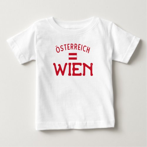 Distressed Wien Osterreich Vienna Austria Baby T_Shirt
