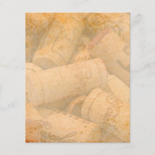 Distressed Wine Cork Scrapbook Paper