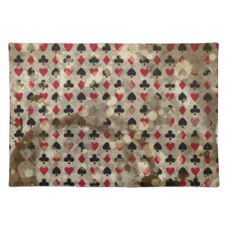 Distressed Wonderland Alice Pattern Cloth Placemat